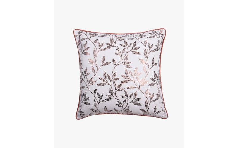 Foamed Gold Print Cushion